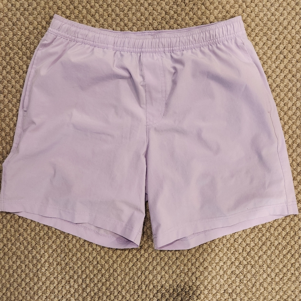 Chubbies Lavender Lined Shorts Sz M 7"